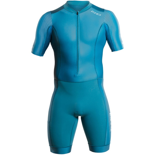 2026 ZONE3 Mens Activate+ Short Sleeve Trisuit TS26MACTP127 - Teal